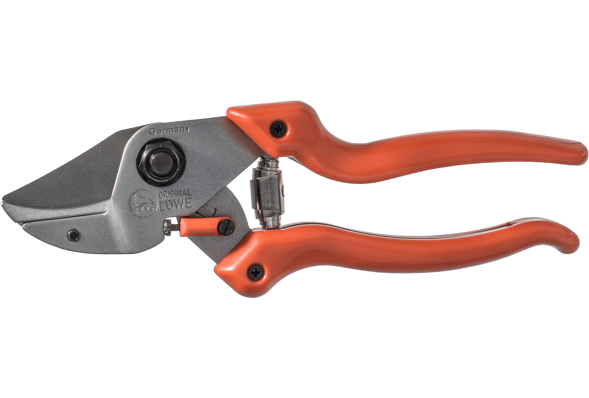 Löwe 7.104 Amboss-Schere mit kurzem Schneidkopf und gebogener Klinge