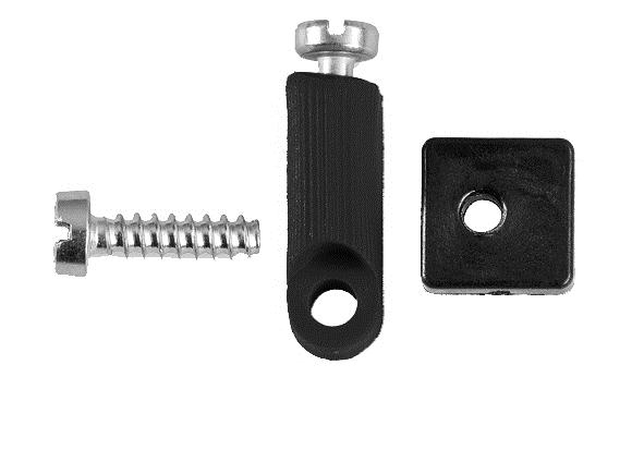 1019XR8Z1fD4TWWSI Löwe 1019 Riegel schwarz mit Einschraubplatte
