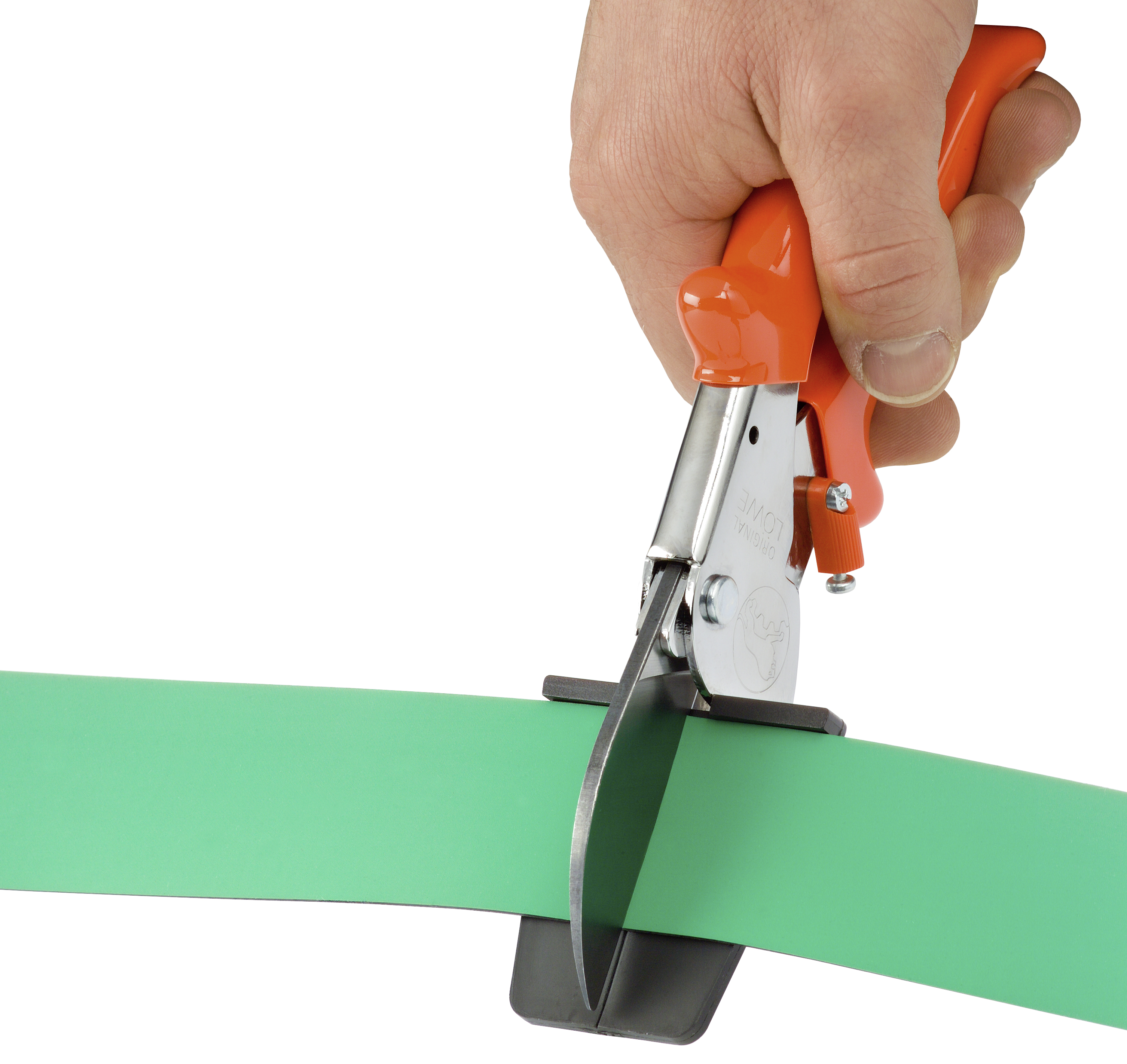 Löwe 3.106/50k Leistenschere mit 90° Anschlägen, mit Kunststoffunterlage